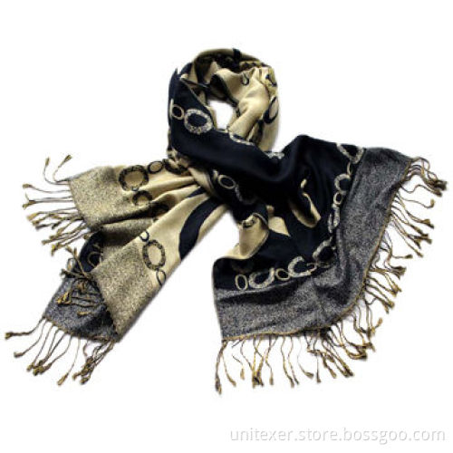 2014 New Jacquard Scarf, Elegant Design, Size of 68 x 178cm + 10cm x 2 Fringes